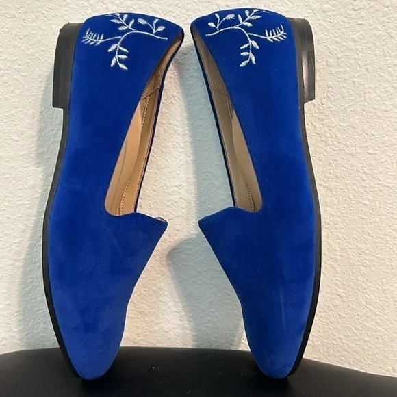 VIONIC WILLA LOAFER FLAT COBOLT BLUE LIKE NEW SZ 6 CAREER EVERYDAY DATE NIGHT - Picture 6 of 8